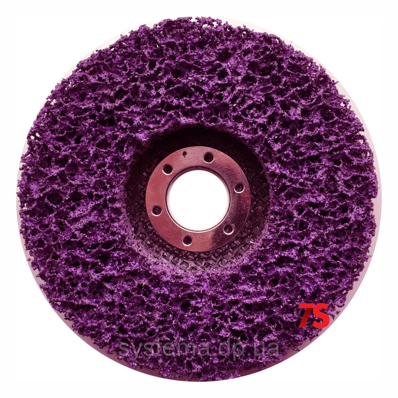 3М 05818 Scotch-Brite Clean&Strip XT-RD Purple™ - круг Зачисний на стеклопласт. оправці 115x22,24х13 мм