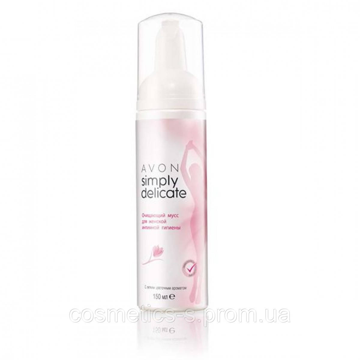 Очищаючий мус для жіночої інтимної гігієни Avon Simple Delicate, Ейвон, Ейвон, 19742, 47860