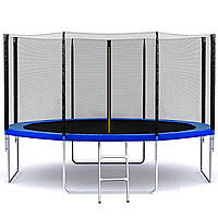 Батут SkyJump 12 фт., 374 см із захисною сіткою та волосінню