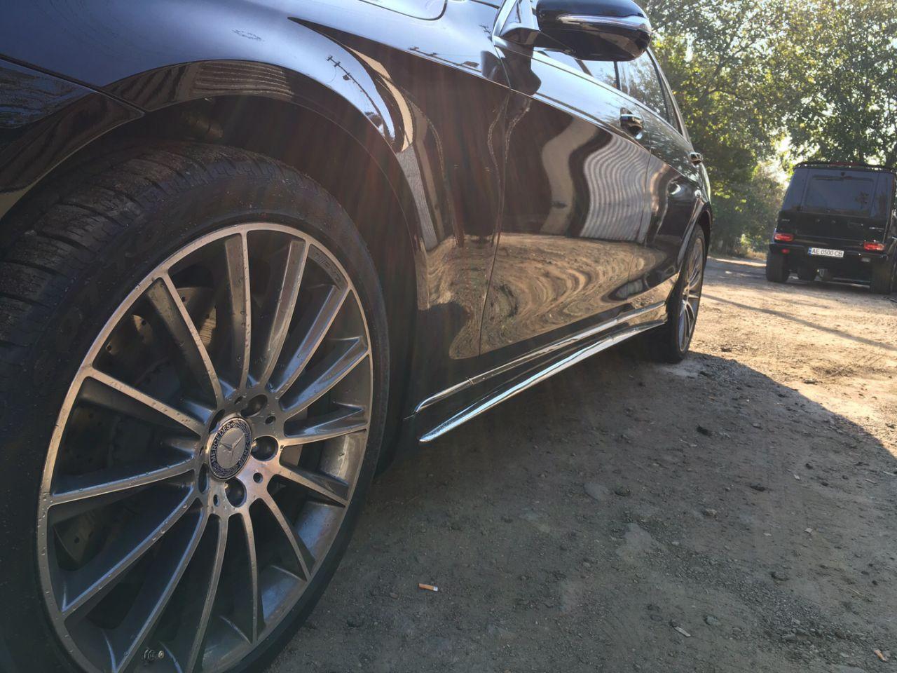 Бічні пороги Mercedes W222 у стилі AMG S63 S65