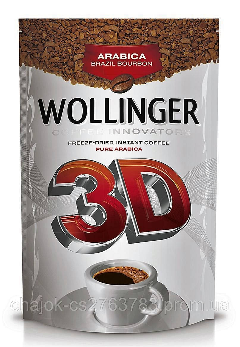 Кава Wollinger 3D розчинна 475г. м/у
