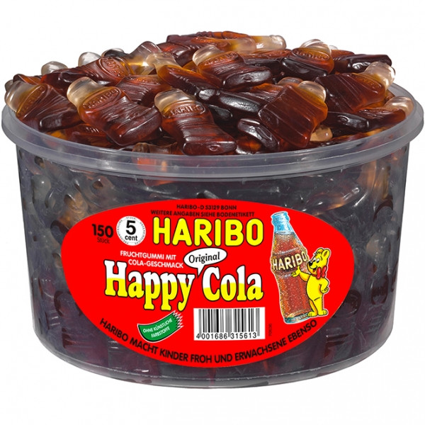 Жувальний мармелад Happy Cola Tin 1,2 кг