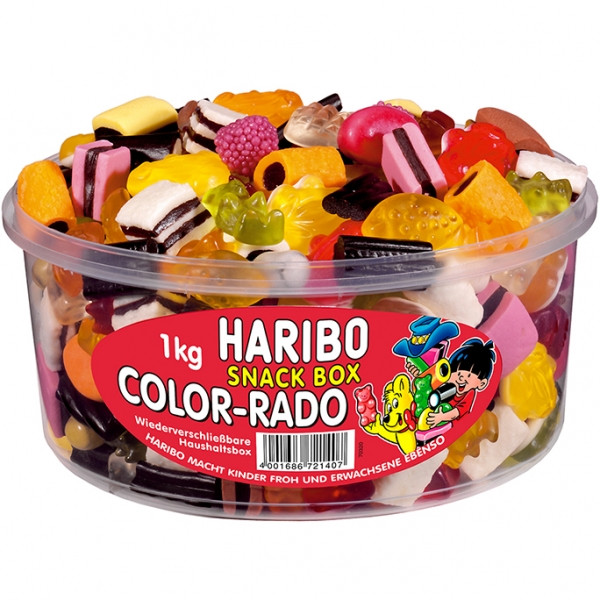 Жувальний мармелад Haribo Color-Rado Snack Box, 1 кг