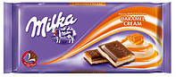 Молочный шоколад Milka Caramel Cream, 100 гр.