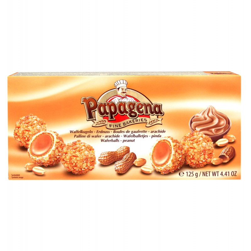 Цукерки Papagena Peanut з арахісовим праліне, 120 г