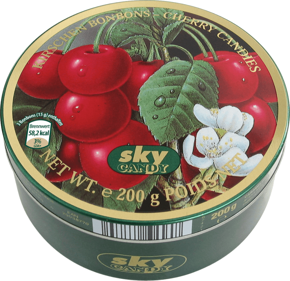 Льодяники Sky Candy Вишневі, 200 г