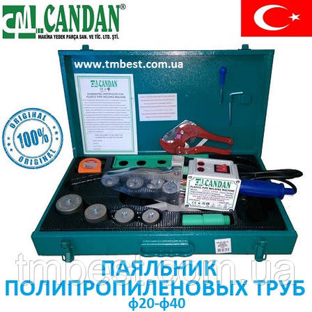 Паяльник для пластикових труб Candan СМ-03 Туреччина 1500 W оригінал, фото 1