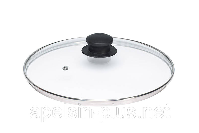 Кришка скляна для кухонного посуду 24 см, фото 1