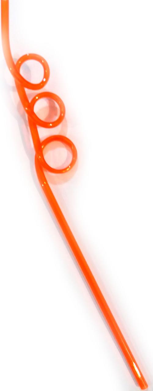 Трубочка коктейльна без вигину "спіраль" 10 шт., фото 1