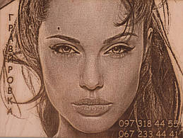 фотографія на дереві, лазерне гравіювання фотографій на дереві.