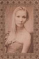 лазерне гравірування фотографій на дереві