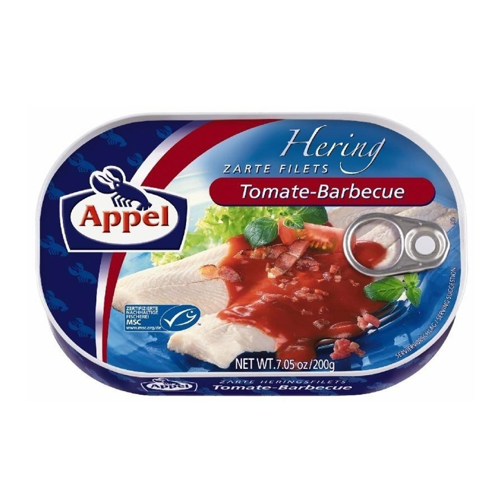 Філе оселедця Appel Herring Filets In Tomate Barbecue Sauce 200 г.