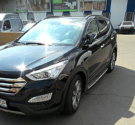 Оригінальні пороги Hyundai Santa Fe 2013+ г.