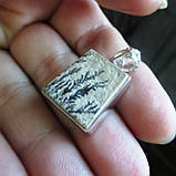 Незвичайний кулончик із псиломелан дендритом "Села", фото 2