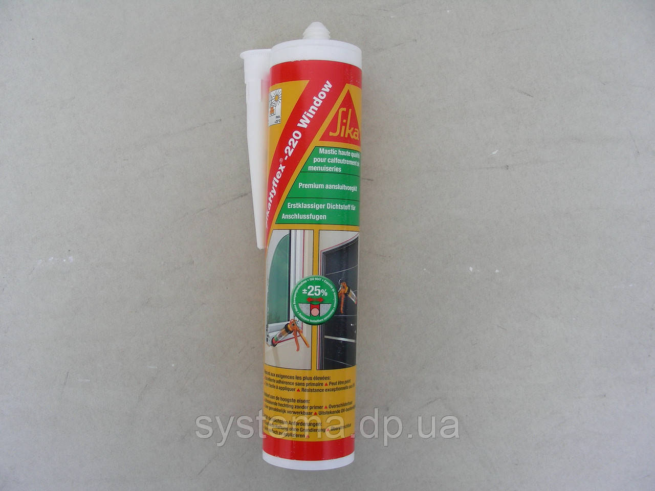 SikaHyflex-220 Window - Герметик для вікон і дверей гібридний, білий, 290 мл