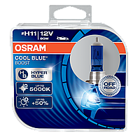 Комплект галогеновых ламп Osram 62211CBB Cool Blue Boost H11 80W 12V PJ19-2 10X2 HardDuopet