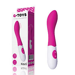 Вібратор Hi-tech — Vibrator Kari, silicone, 10 speed, 20х3,7 см.