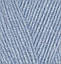 Пряжа для ручного в'язання Alize LANAGOLD 800 (Алізе ланаголд 800) 221 джинс світлий, фото 2