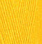 Пряжа для ручного в'язання Alize LANAGOLD 800 (Алізе ланаголд 800) 216 жовтий, фото 2