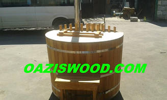 Офуро, японська лазня, фурако з термодерева - термососна для 2-3х чоловік.