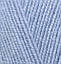Пряжа для ручного в'язання Alize LANAGOLD FINE (Алізе ланаголд файн) 40 блакитний, фото 2