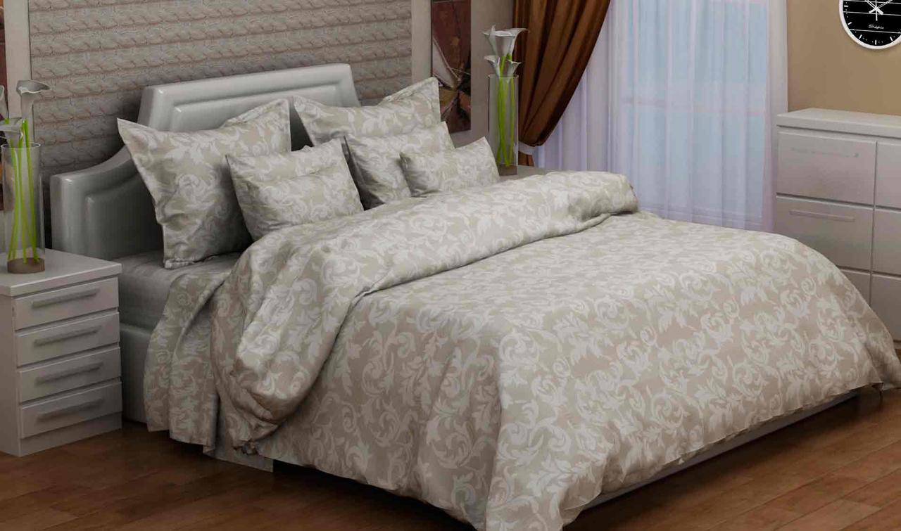 Тканина для постільної білизни Бязь "Gold" Lux GL1998beige (50м)