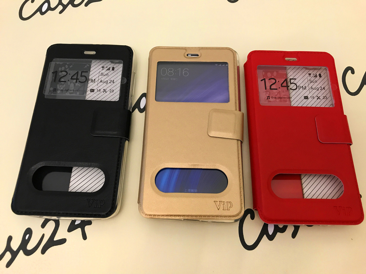 Шкіряний чохол-книжка VIP для Xiaomi RedMi 4A (3 кольори)