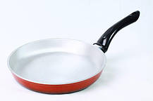 Сковорода ЭС20мрк 200 з пластмасовою ручкою, з кришкою, фото 4