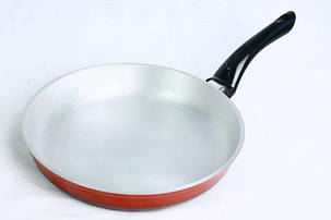 Сковорода 260 ЭС26мрк з пластмасовою ручкою, з кришкою, фото 2