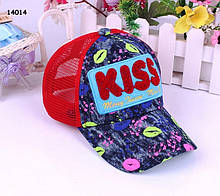 Кепка Kiss для дівчинки. 50-52 см