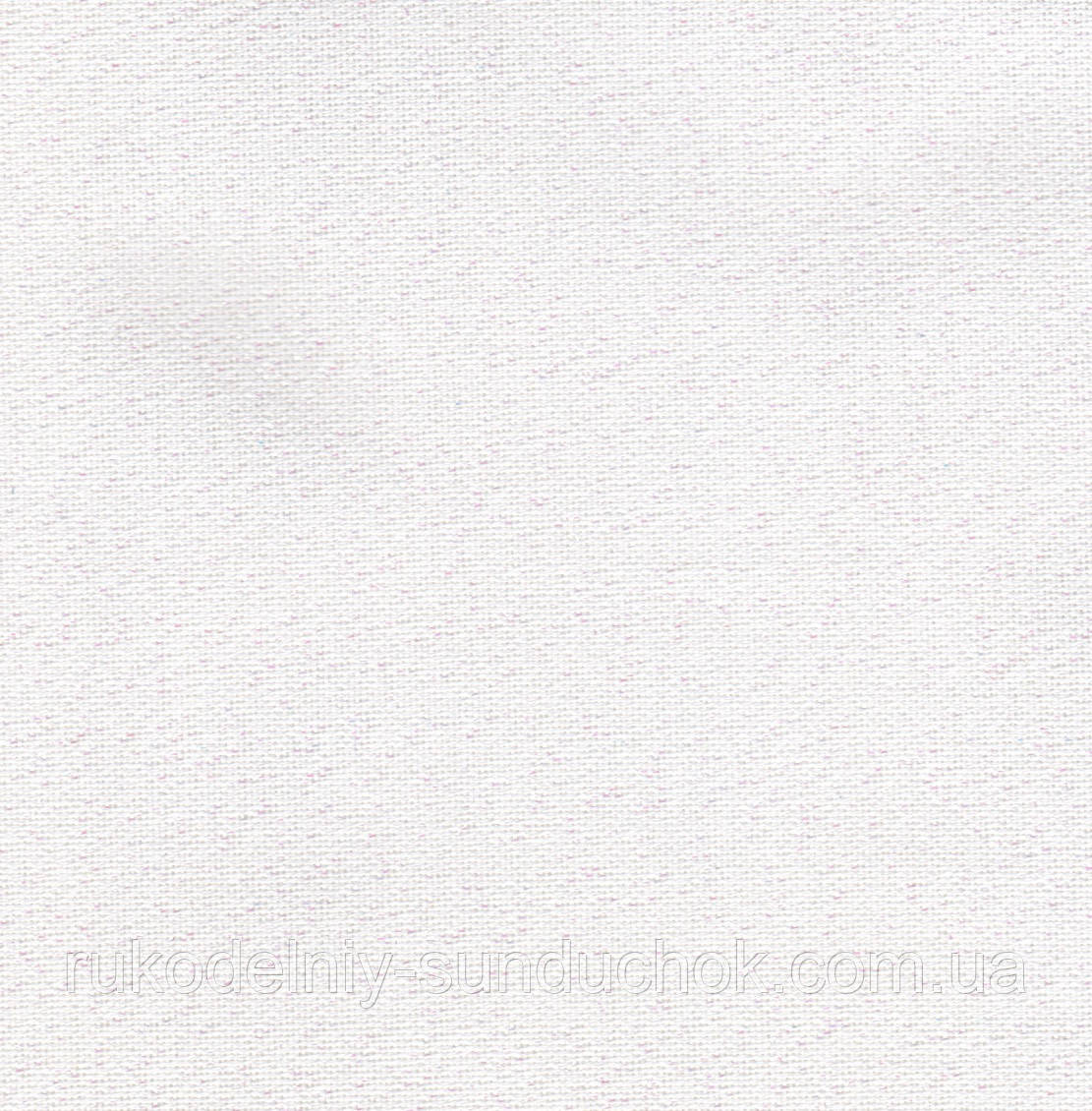 Тканина рівномірного переплетення Zweigart Murano Lugana 32 ct. 3984/11 білий з перламутровим люрексом