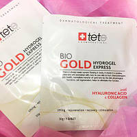 Новая Гидрогелевая омолаживающая маска с коллоидным золотом GOLD Hydrogel Express,TETe Cosmeceutical, Швейцария