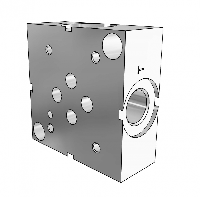 Плита гидравлическая одноместная отверстия сбоку - SPS DN06 3/8.