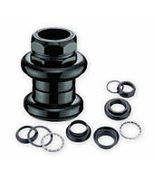 Кермова колонка 1" VP VP-H692W, різьбова, d 22.2/30/27, 24 TPI, підшипники сепараторні, сталева, чорна