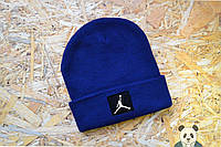 Модная шапка мужская джордан,Jordan синий