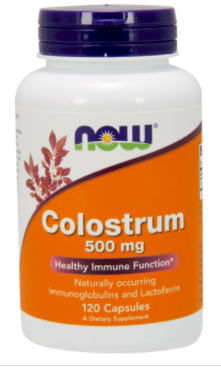 Молозиво Now Foods Colostrum 500 mg 120 Caps - фото 1 - id-p74251256