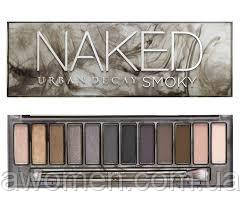 Тіні Naked Smoky 12 кольорів (вечірній макіяж)