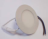 Світлодіодний Led світильник вбудований Neomax (круг) 3 W 4500 K, фото 4