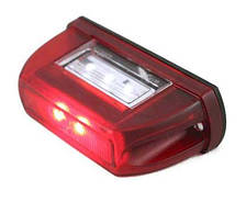 Підсвітка номеру червона прямокутна LED LTD669