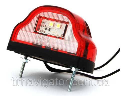 Підсвітка номеру червона LED WAS 409