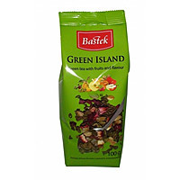 Чай зеленый листовой с фруктами Bastek Green Island (Зеленый остров) с фруктами Польша 100г - фото 1 - id-p409309537
