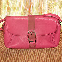Женская сумка Cole Haan, клатч розовый, натуральная кожа 20 х 27см
