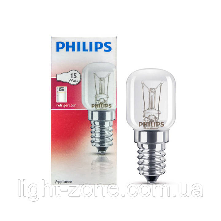Лампа побут. Philips Refrigerator T25 15W E14 CL -20 °C морозост.