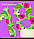 Зошит шкільний 18 аркушів у клітинку Зошит України Квіткові візерунки 791347, фото 2