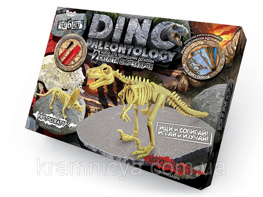 Раскопки динозавров DINO PALEONTOLOGY Тиранозавр, Протоцератопс (DP-01-03) - фото 2 - id-p546420493