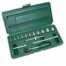 Набір торцевих головок 1/4"DR 4-14, 15 предметів S04H2715S (Jonnesway, Тайвань)