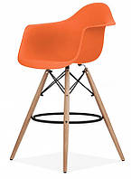 Кресло барное Тауэр Вуд Eames, оранжевый