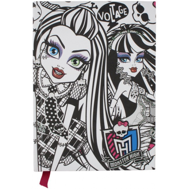 Блокнот А6, 80л Monster High Kite MH13-228K