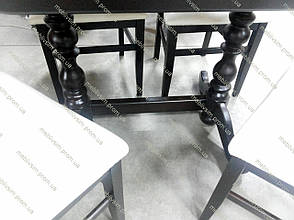 Стіл кухонний овальний Гірне GOOD WOOD Рускополянский Меблевий Комбінат Явір, фото 2