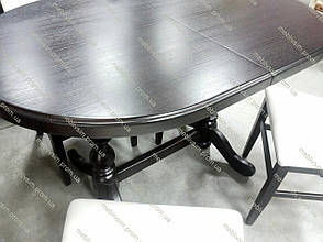 Стіл кухонний овальний Гірне GOOD WOOD Рускополянский Меблевий Комбінат Явір, фото 3